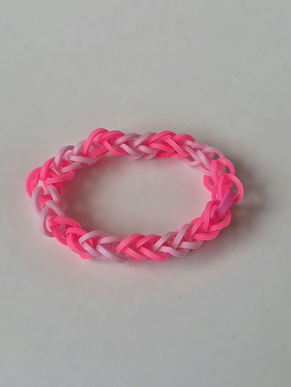 Handmade Elastic Bracelets - Pink Duo